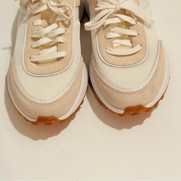 Cole Haan Neutral Mesh & Suede Women's Beige and Light Pink Sneakers 7.5 - Picture 3 of 13